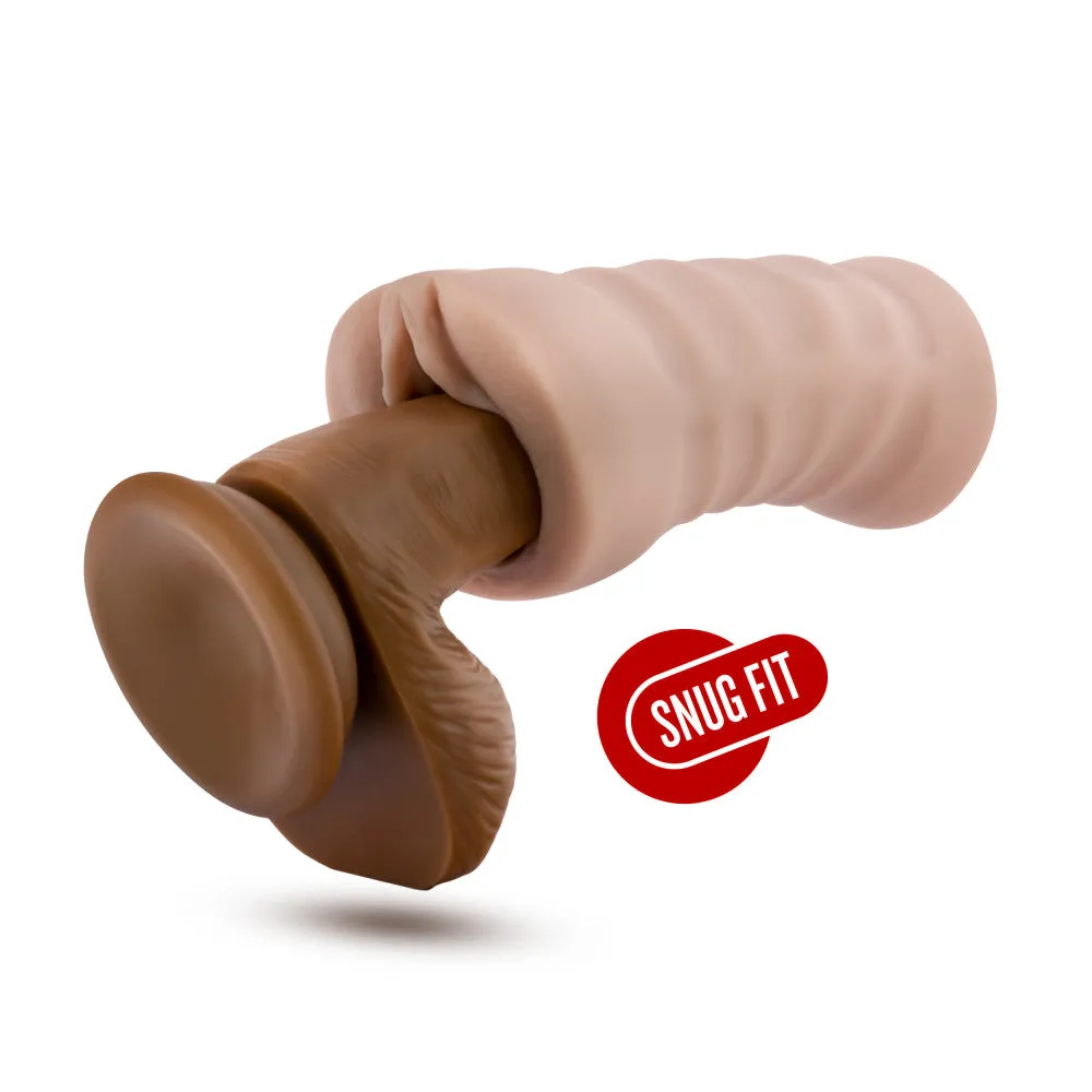 M For Men By Blush® | Rain Realistic Vanilla Vibrating Masturbator / Stroker