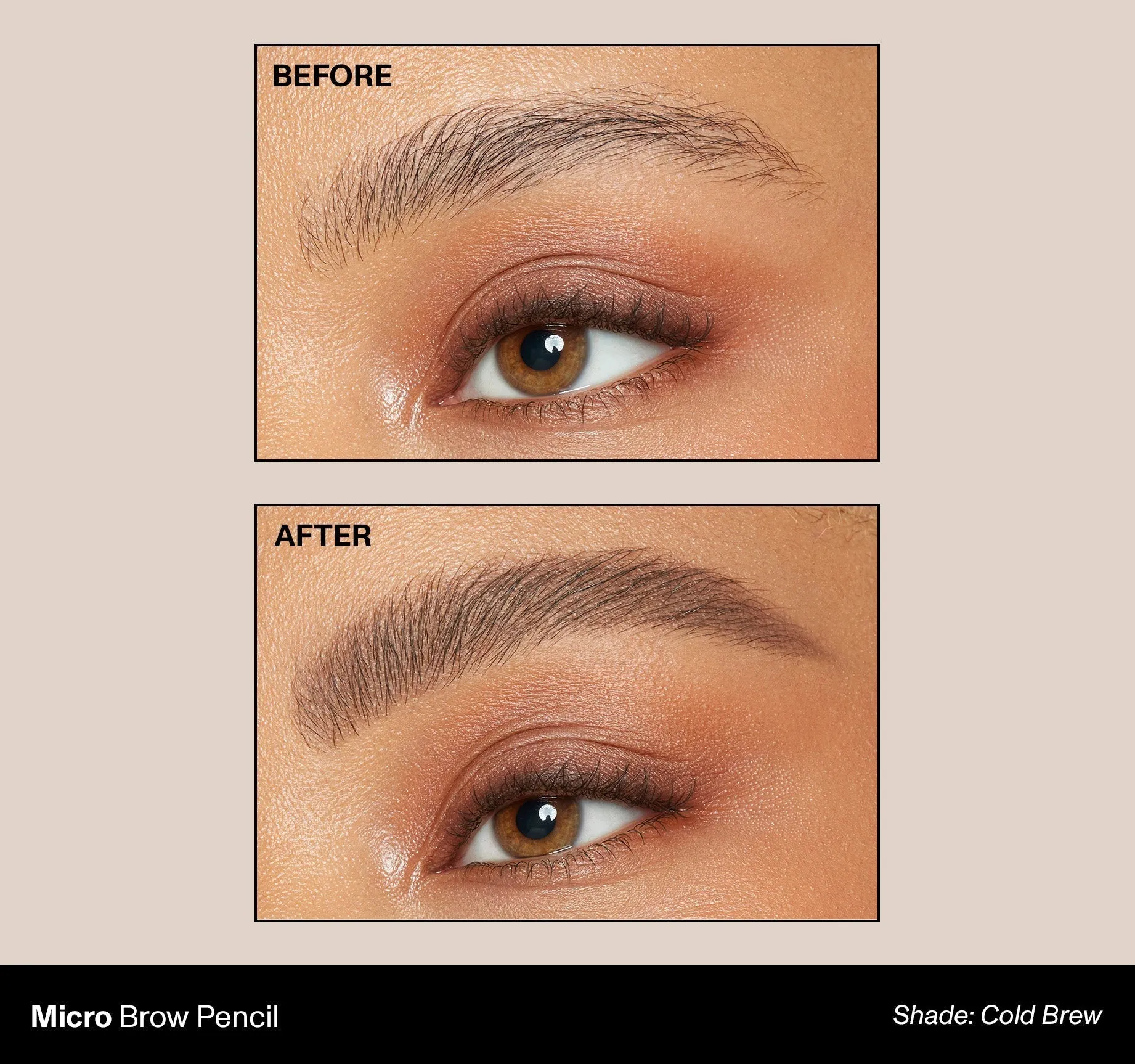 Micro Brow Dual-Ended Pencil & Spoolie - Cold Brew