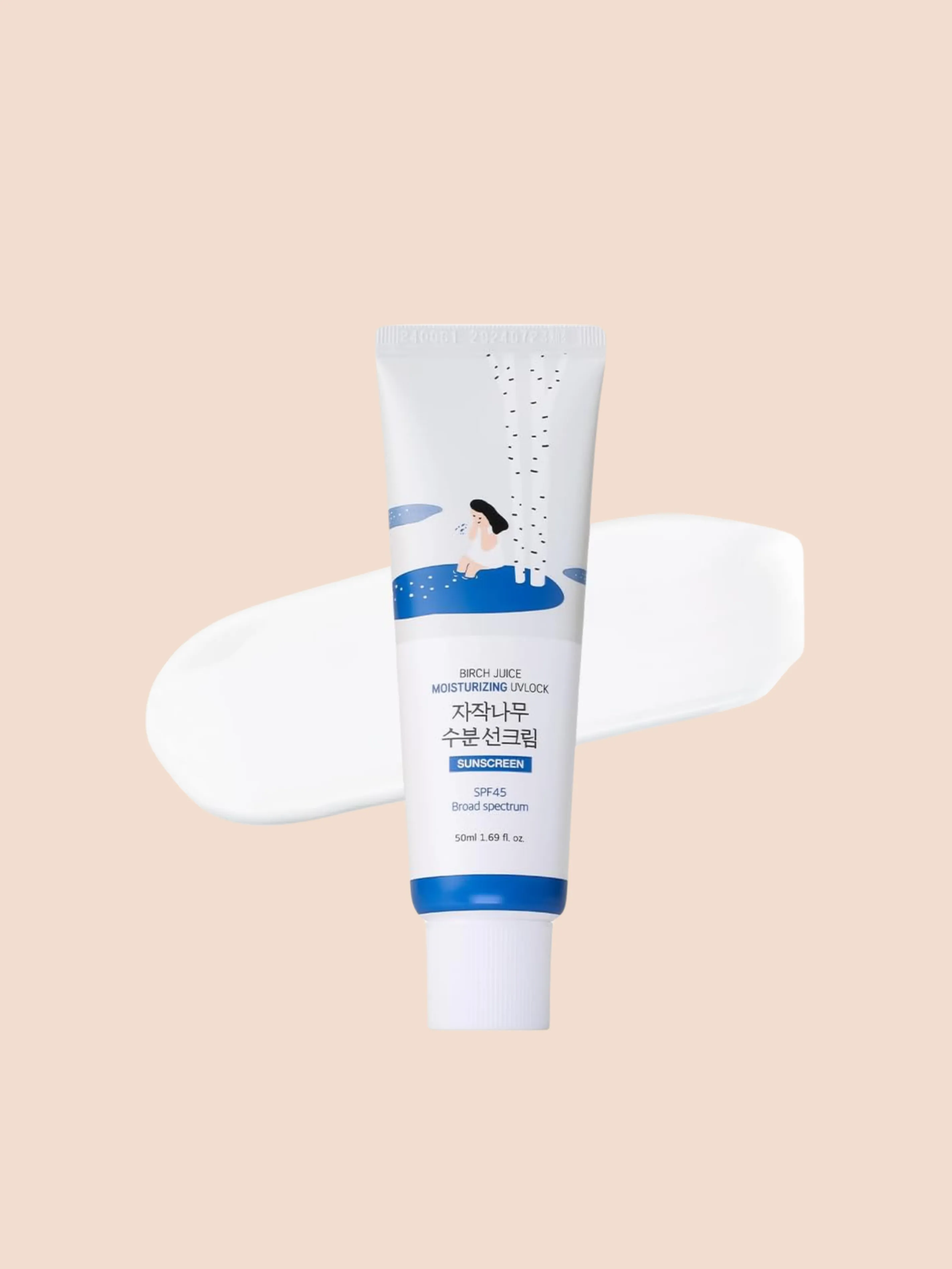 ROUND LAB Birch Juice Moisturizing UVLOCK SPF 45  Broad Spectrum